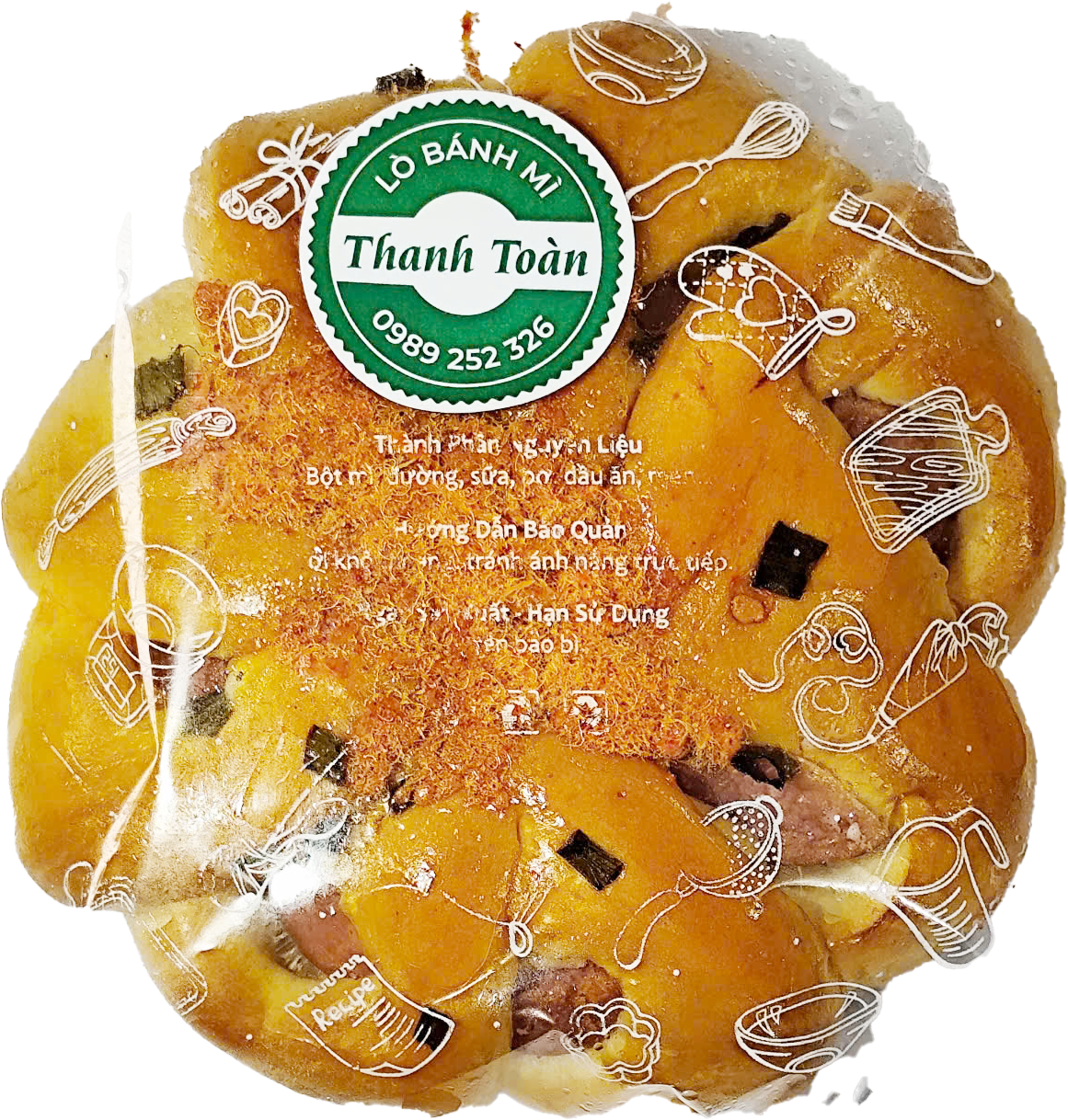 Bánh Mì Xúc Xích Chà Bông đặc biệt