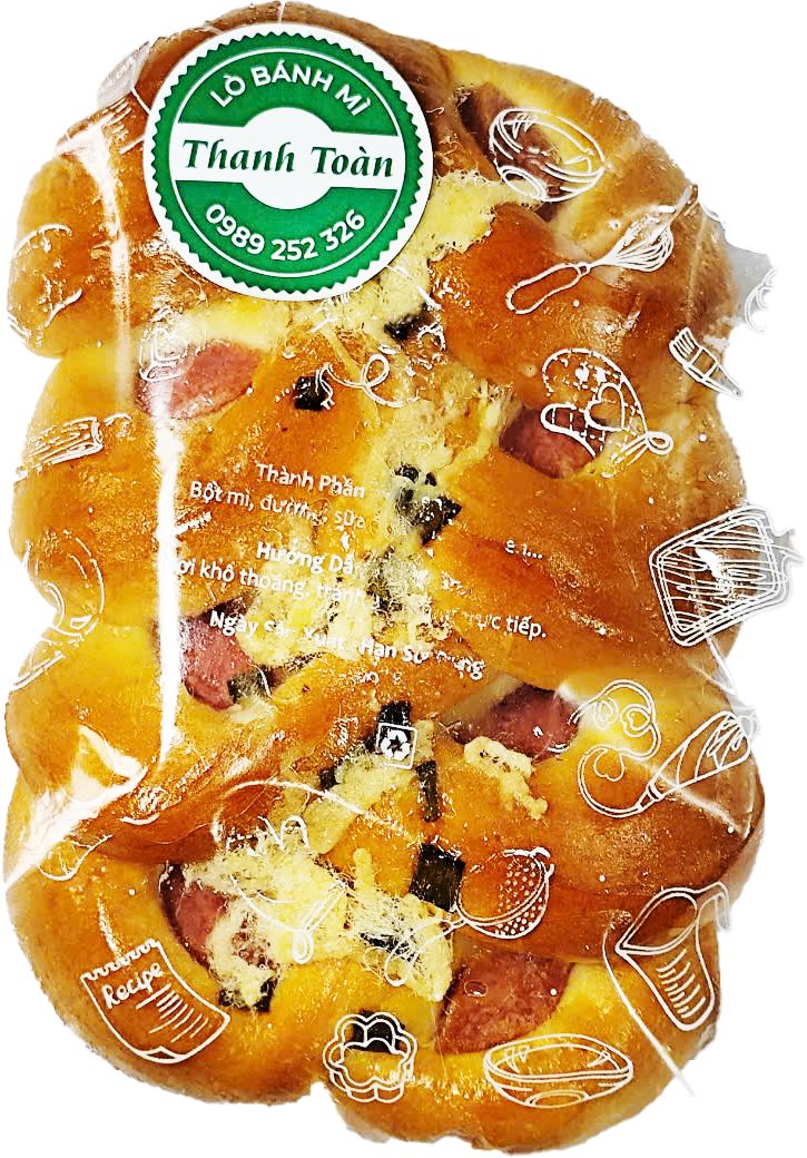 Bánh mì xúc xích chà bông